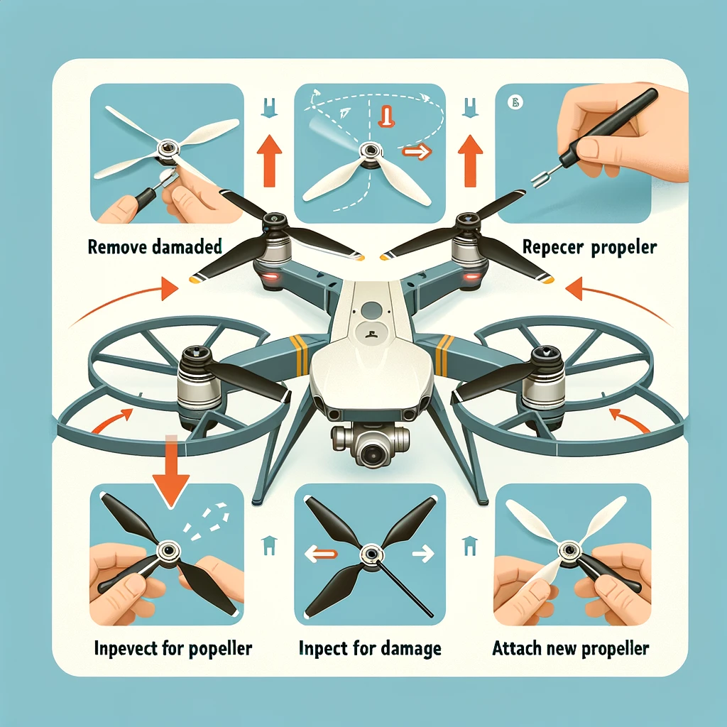 DIY Drone Repair of propellers
